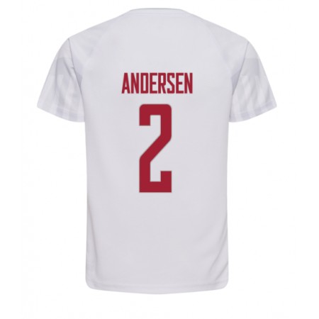 Camisetas Dinamarca Joachim Andersen 2 Segunda Copa Mundial 2022 - Hombre Camisetas Dinamarca Joachim Andersen 2 Segunda Copa Mundial 2022 - Hombre